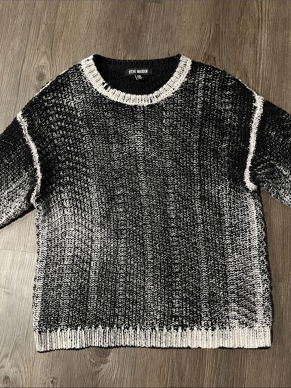 STEVE MADDEN Marled Crewneck Sweater